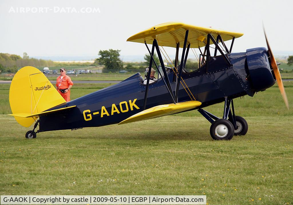 G-AAOK, 1929 Curtiss-Wright Travel Air 12Q C/N 2026, seen here @ Kemble vintage flyin