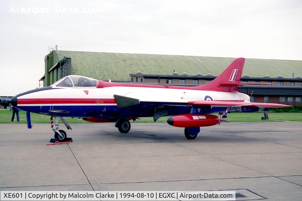 XE601, 1956 Hawker Hunter FGA.9 C/N 41H/679959, Hawker Hunter FGA9 at RAF Coningsby's Photocall 94.