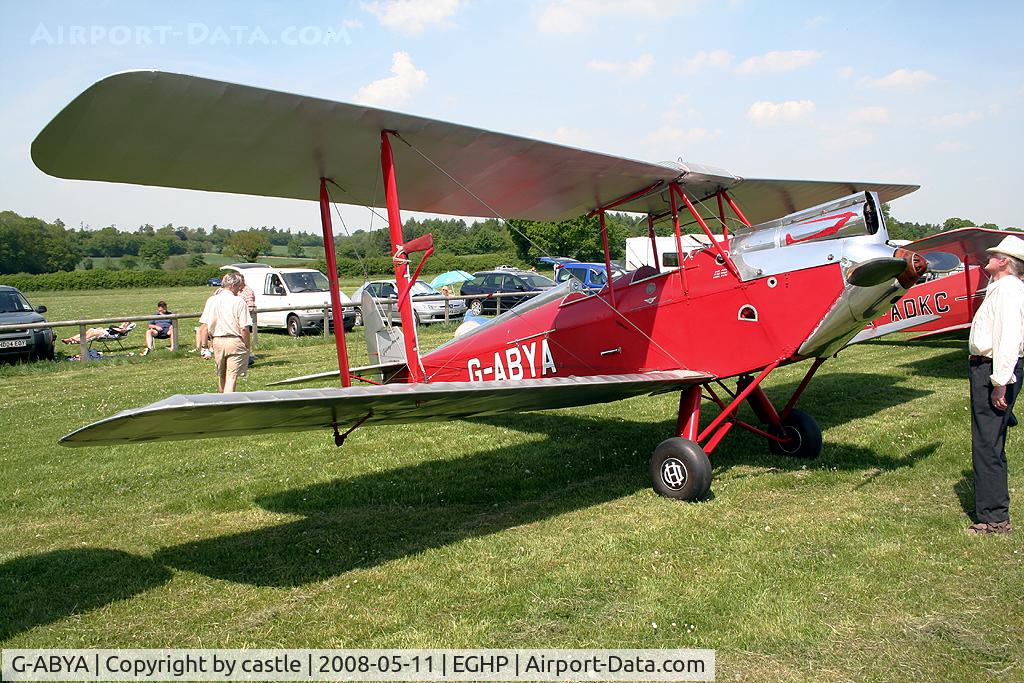 G-ABYA, 1932 De Havilland DH60G Gipsy Moth C/N 1906, seen here @ Popham