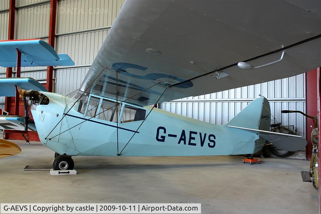 G-AEVS, 1937 Aeronca 100 C/N AB114, seen here @ Breighton