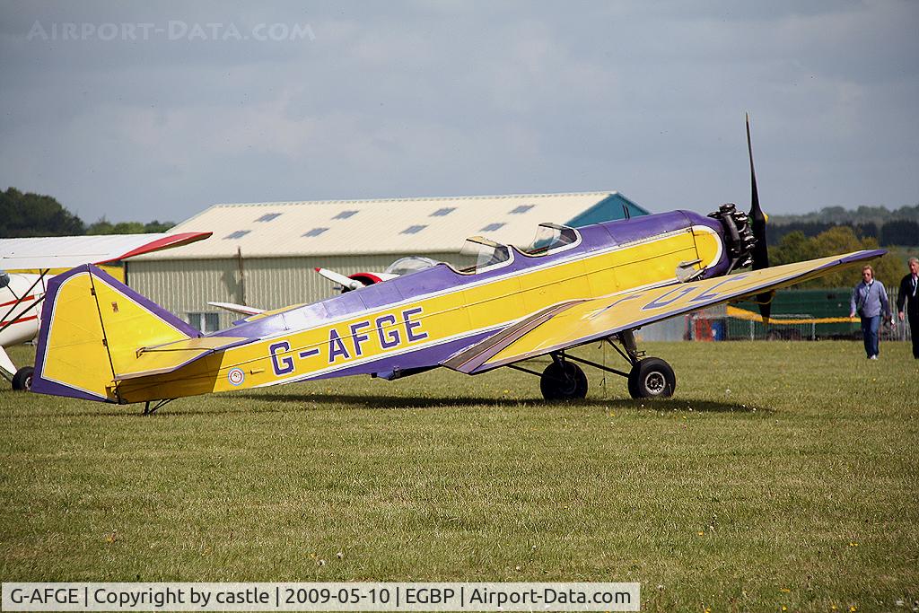 G-AFGE, 1937 British Aircraft Manufacturing Company Ltd Swallow 2 C/N 470, seen @ Kemble vintage flyin