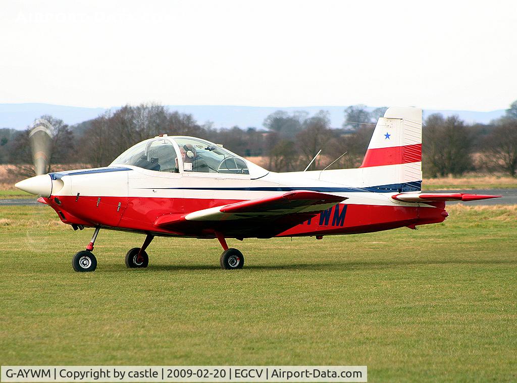 G-AYWM, 1971 AESL Glos-Airtourer Super 150/T6 C/N A534, seen @ Sleap