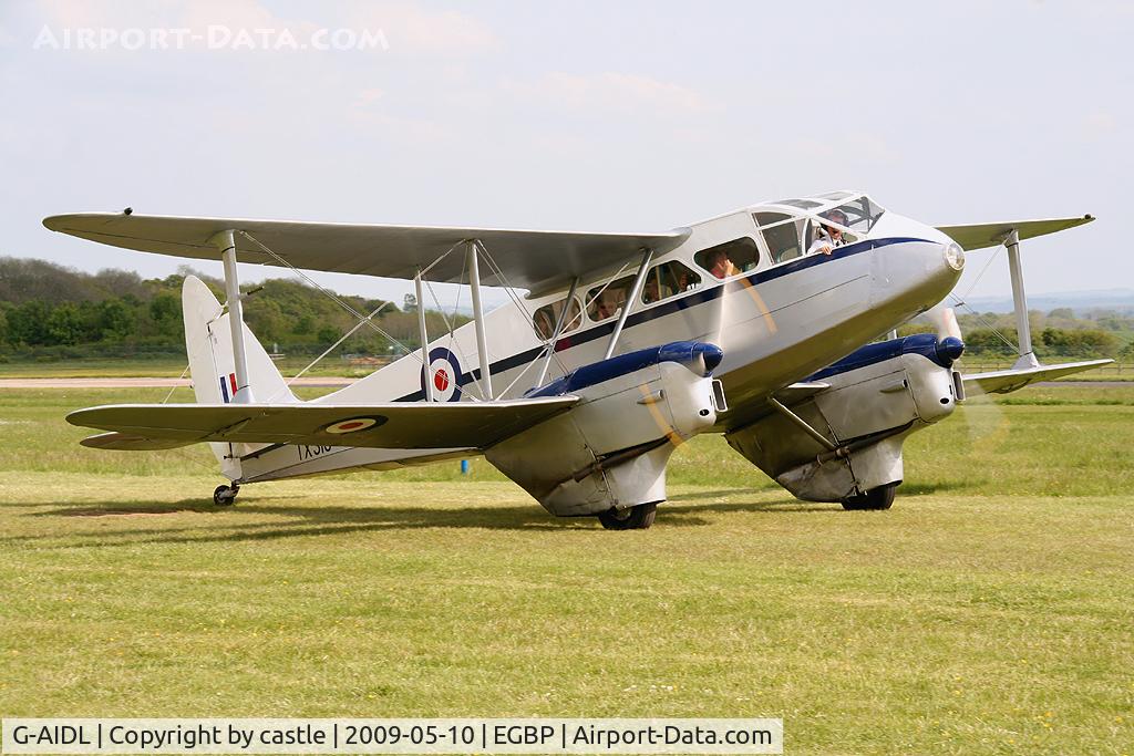 G-AIDL, 1946 De Havilland DH-89A Dominie/Dragon Rapide 6 C/N 6968, seen @ Kemble vintage flyin