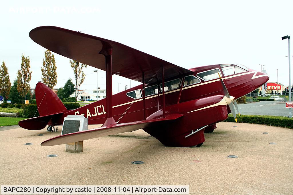 BAPC280, 1944 De Havilland DH-89A Rapide Replica C/N BAPC280, seen @ Liverpool