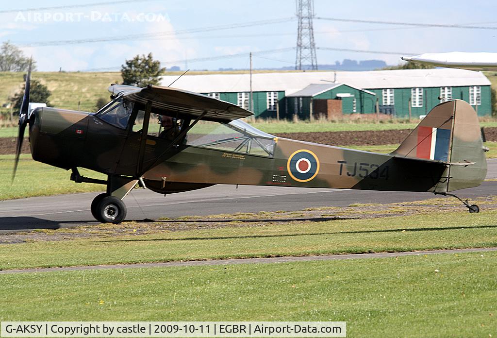 G-AKSY, 1944 Taylorcraft J Auster 5 C/N 1567, seen @ Breighton