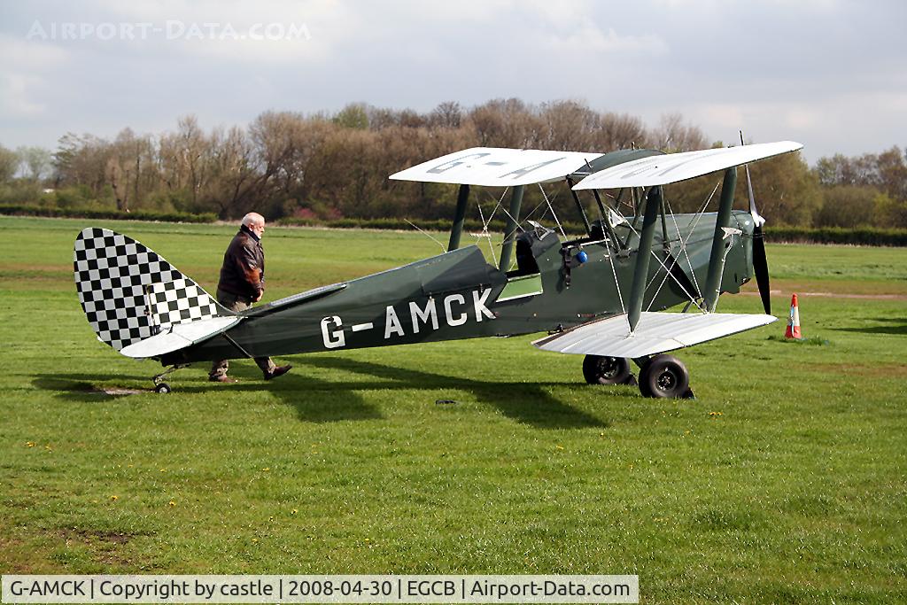 G-AMCK, 1941 De Havilland DH-82A Tiger Moth II C/N 84641, seen @ Barton