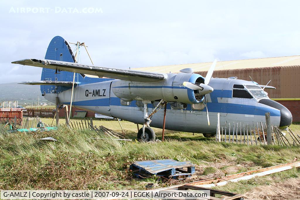G-AMLZ, Percival P-50 Prince 6E C/N P50-46, seen @ Caernarfon