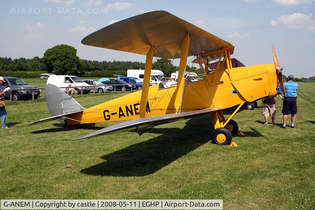 G-ANEM, 1940 De Havilland DH-82A Tiger Moth II C/N 82943, seen @ Popham