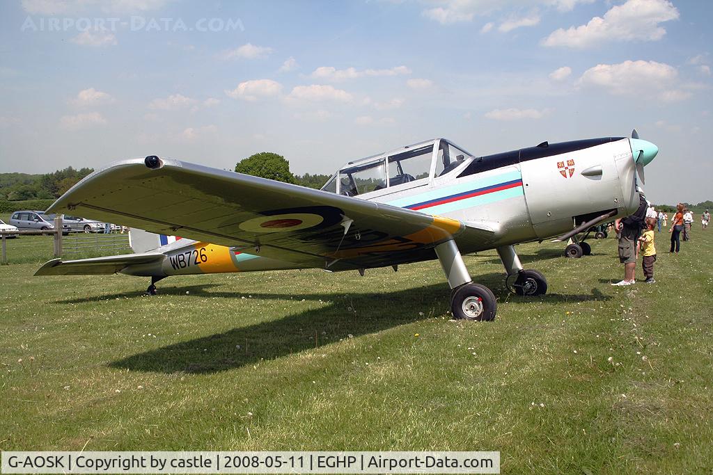 G-AOSK, 1950 De Havilland DHC-1 Chipmunk 22A C/N C1/0178, seen @ Popham