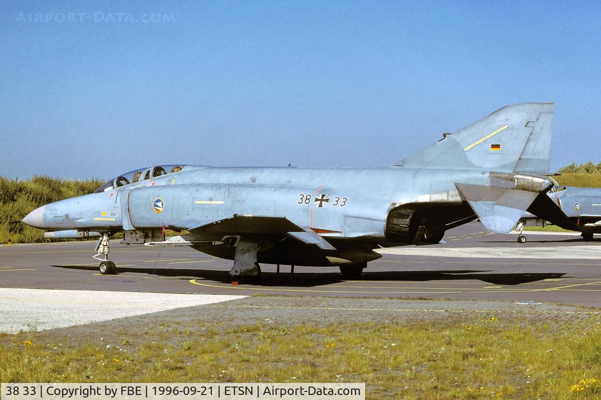 38 33, 1972 McDonnell Douglas F-4F Phantom II C/N 4704, JG74 Phantom at Fliegerhorst Neuburg