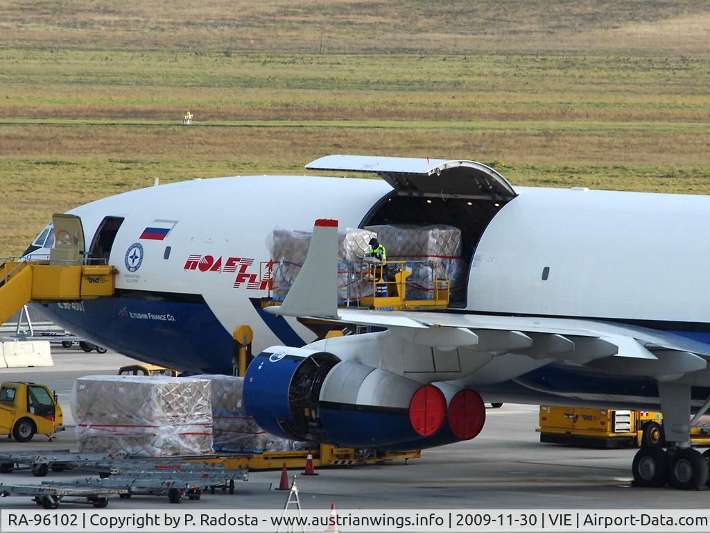 RA-96102, 1997 Ilyushin Il-96-400T C/N 97693201002, Second visit at VIE