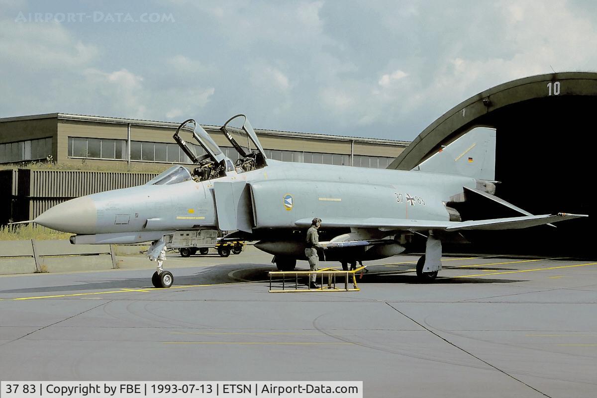 37 83, 1972 McDonnell Douglas F-4F Phantom II C/N 4556, JG74 F-4F has just returned from another air to air misiion