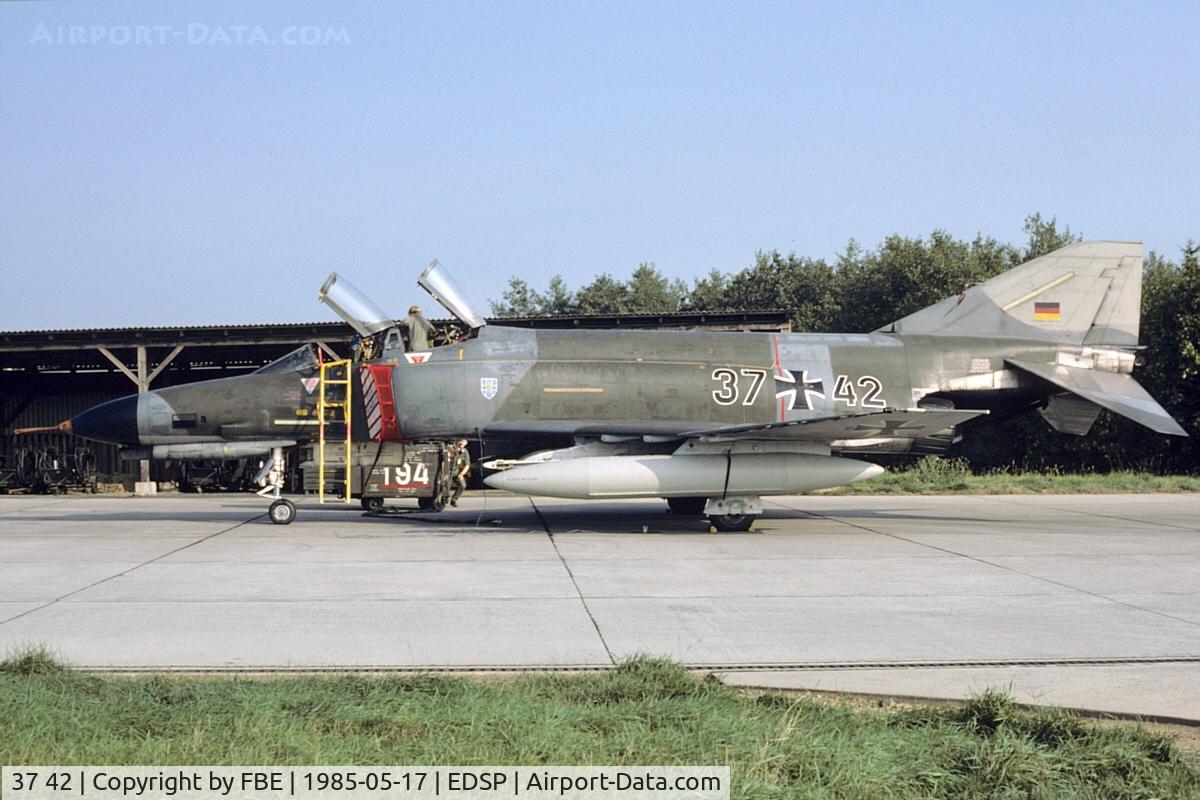 37 42, 1972 McDonnell Douglas F-4F Phantom II C/N 4452, JaboG35 F-4F is getting prepared for an engine check run