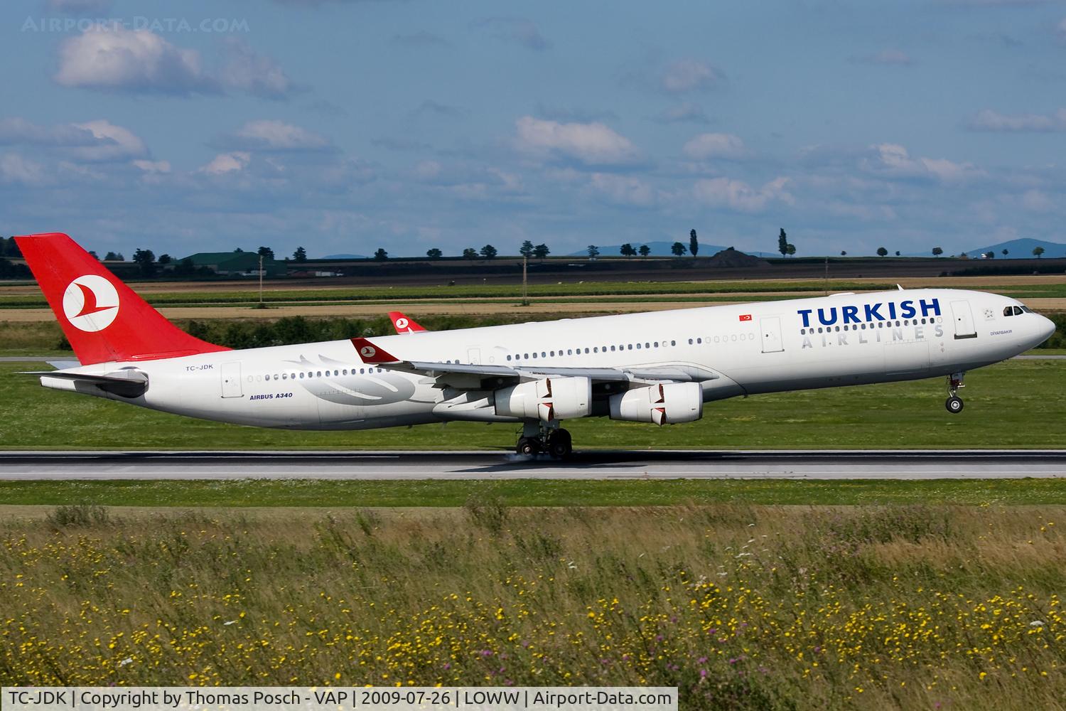 TC-JDK, 1993 Airbus A340-311 C/N 025, Turkish Airlines
