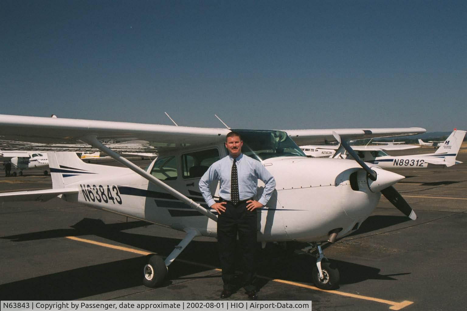 N63843, 1981 Cessna 172P C/N 17275490, Pilot for flight round Mt St Helens