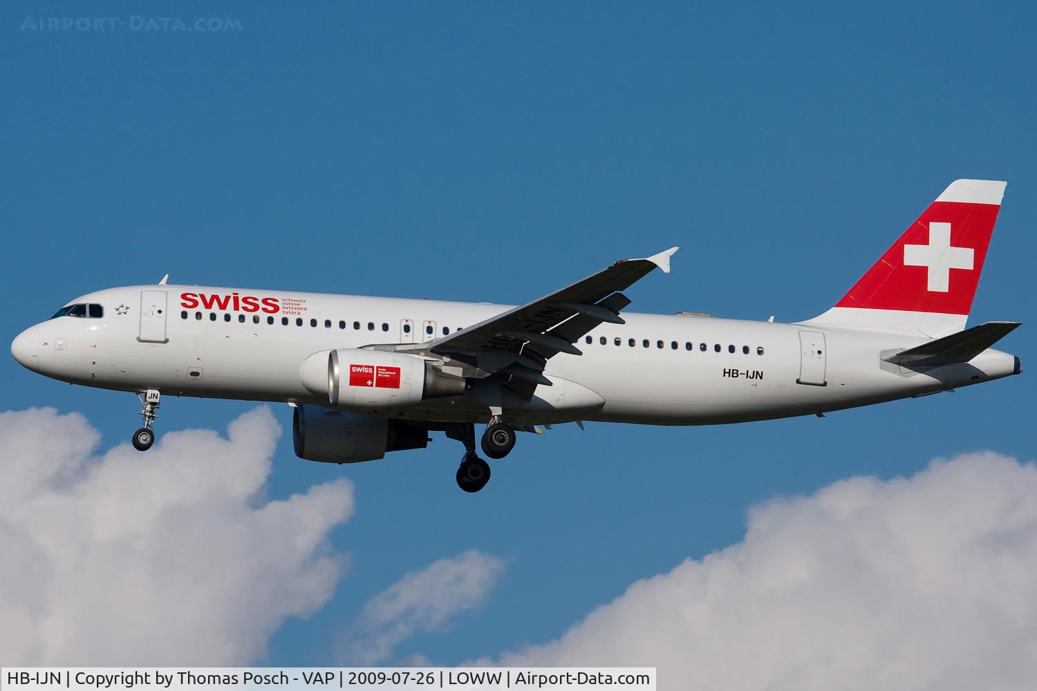 HB-IJN, 1996 Airbus A320-214 C/N 643, Swiss International Airlines
