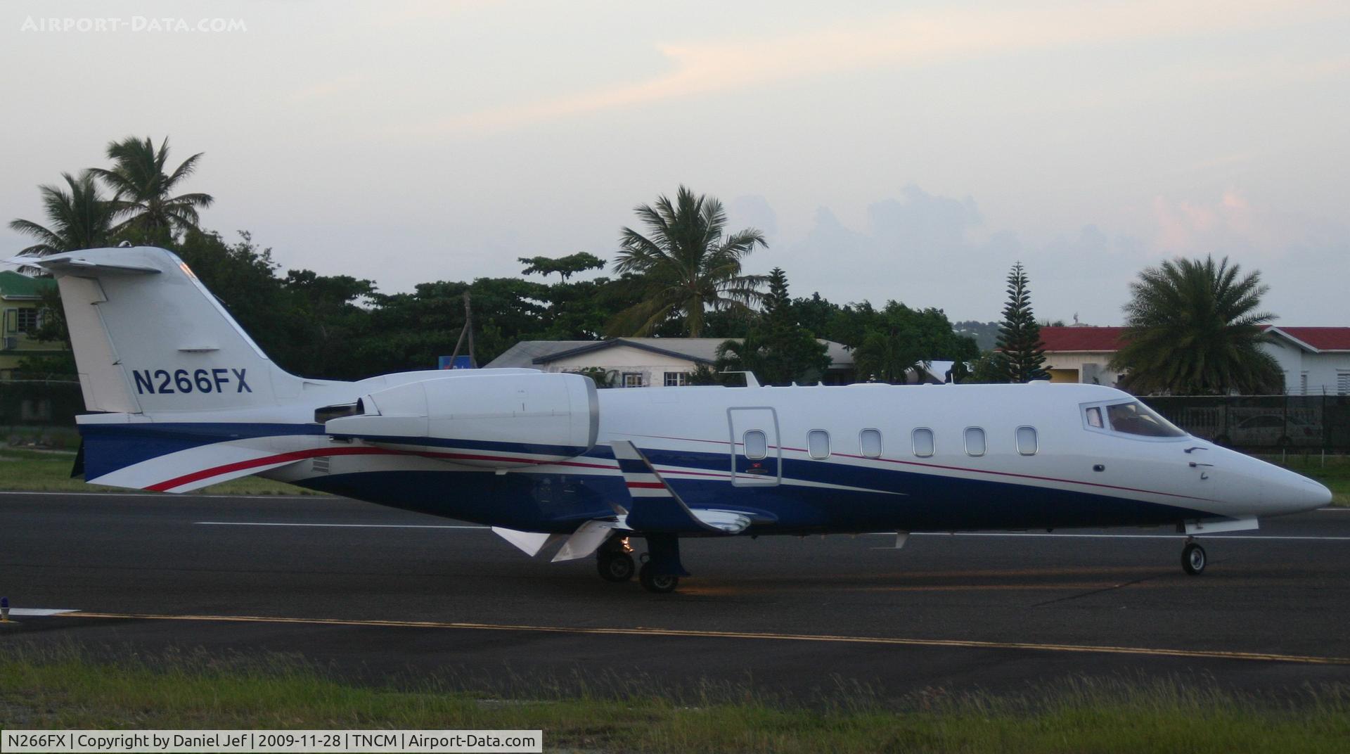 N266FX, 2008 Learjet 60 C/N 348, Learjet N266fx Just landed at tncm from the us