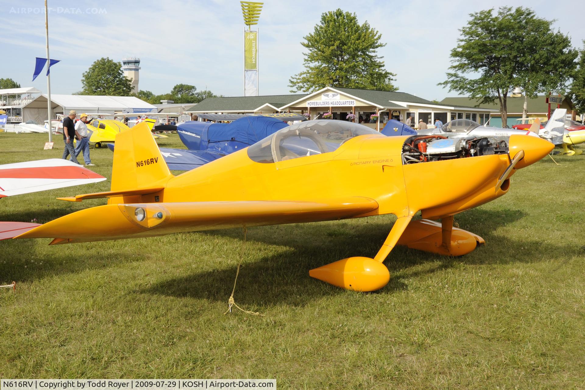 N616RV, 2000 Vans RV-6 C/N 24491, 2009 Oshkosh EAA fly-in