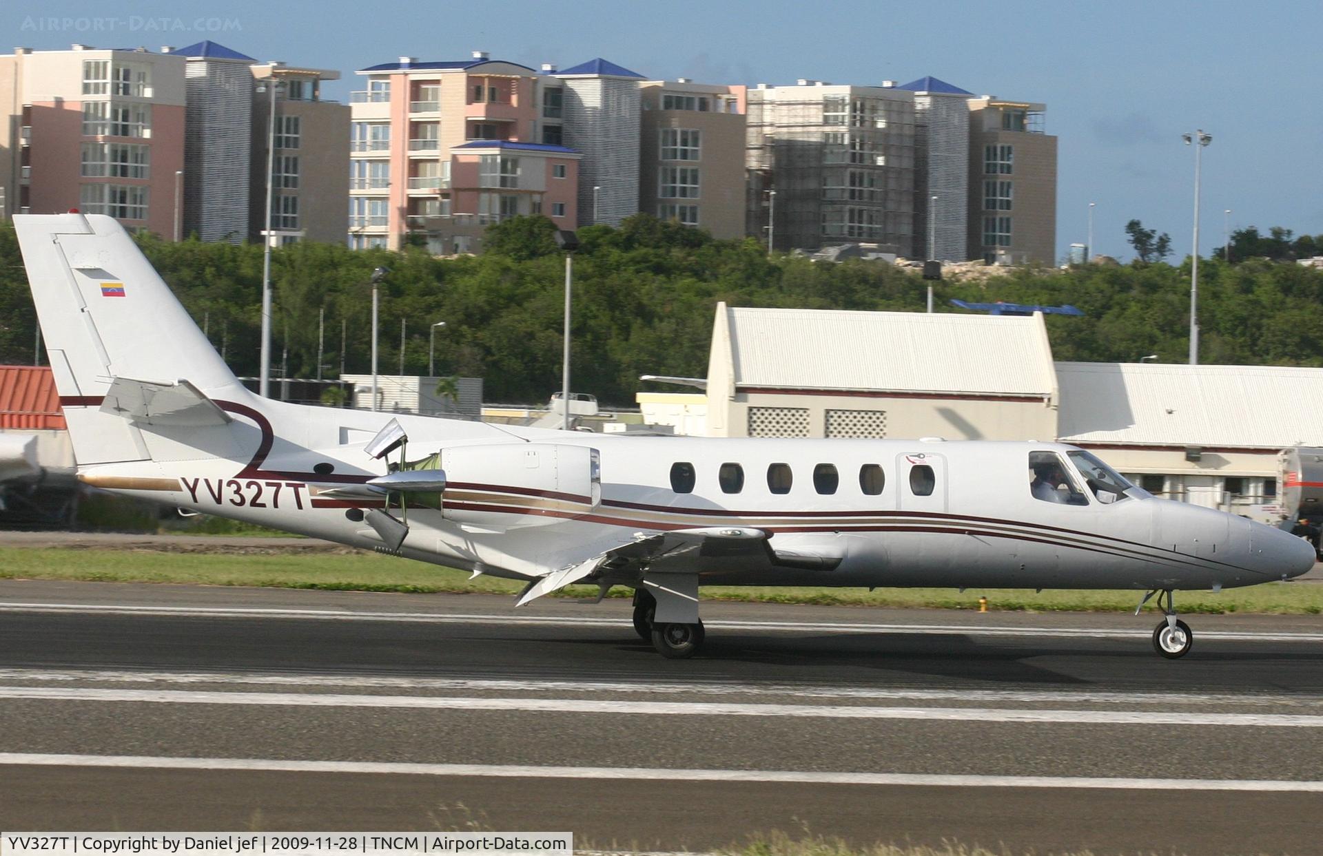 YV327T, 1987 Cessna S550 Citation IIS C/N S550-0146, YV327T just landed at tncm