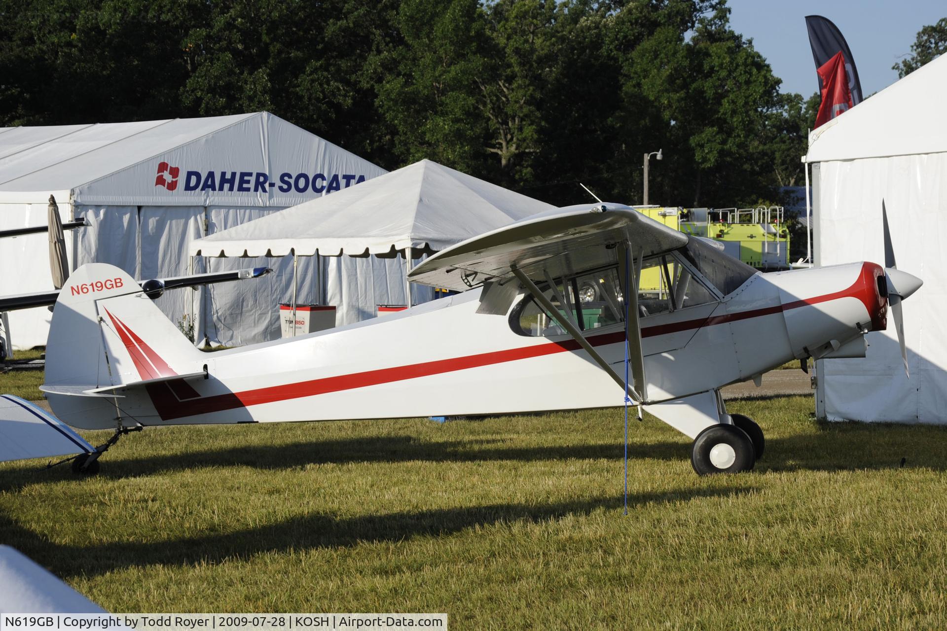 N619GB, 1966 Piper PA-18-150 Super Cub C/N 18-8425, 2009 Oshkosh EAA fly-in