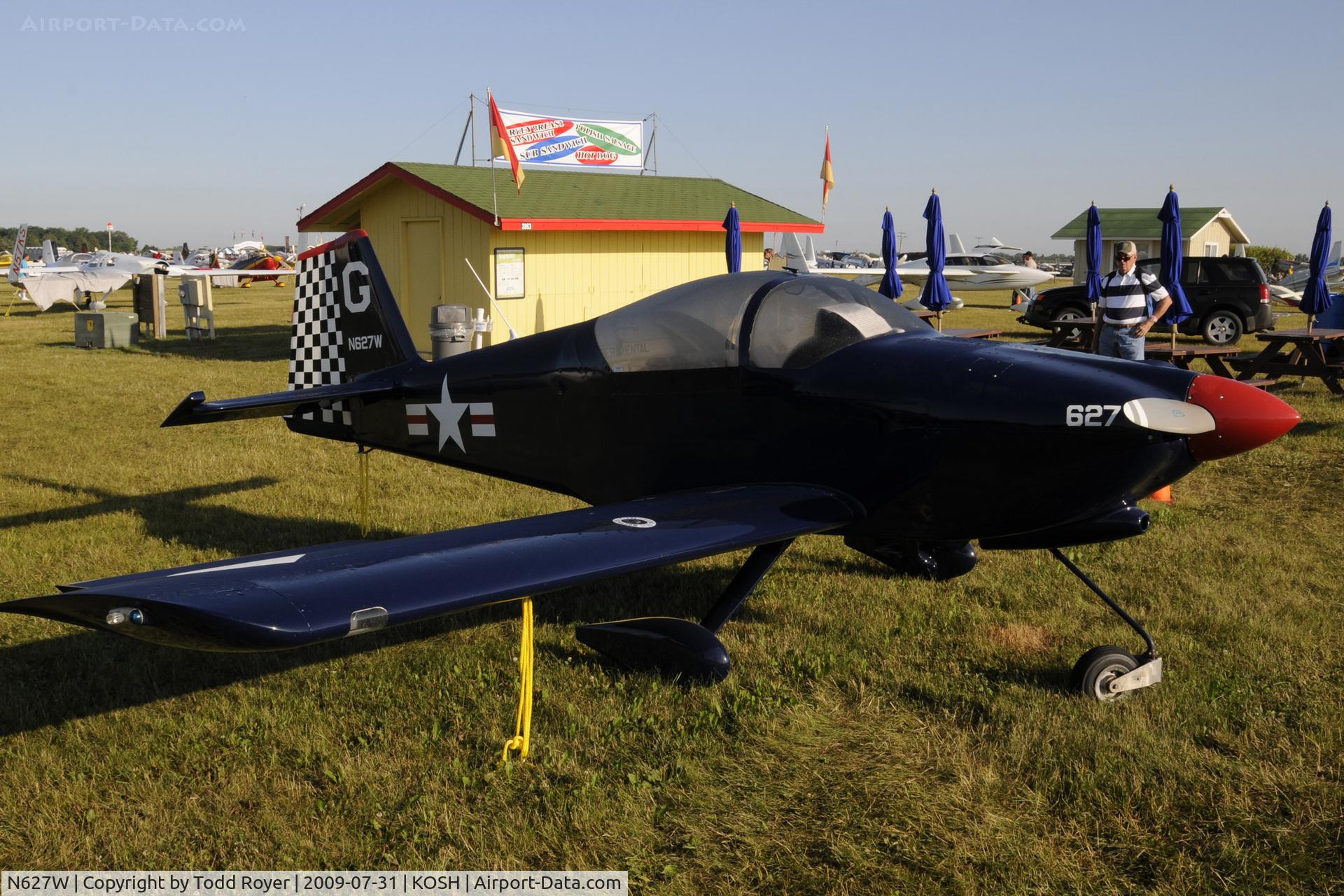 N627W, 1997 Vans RV-6A C/N 23651, 2009 Oshkosh EAA fly-in