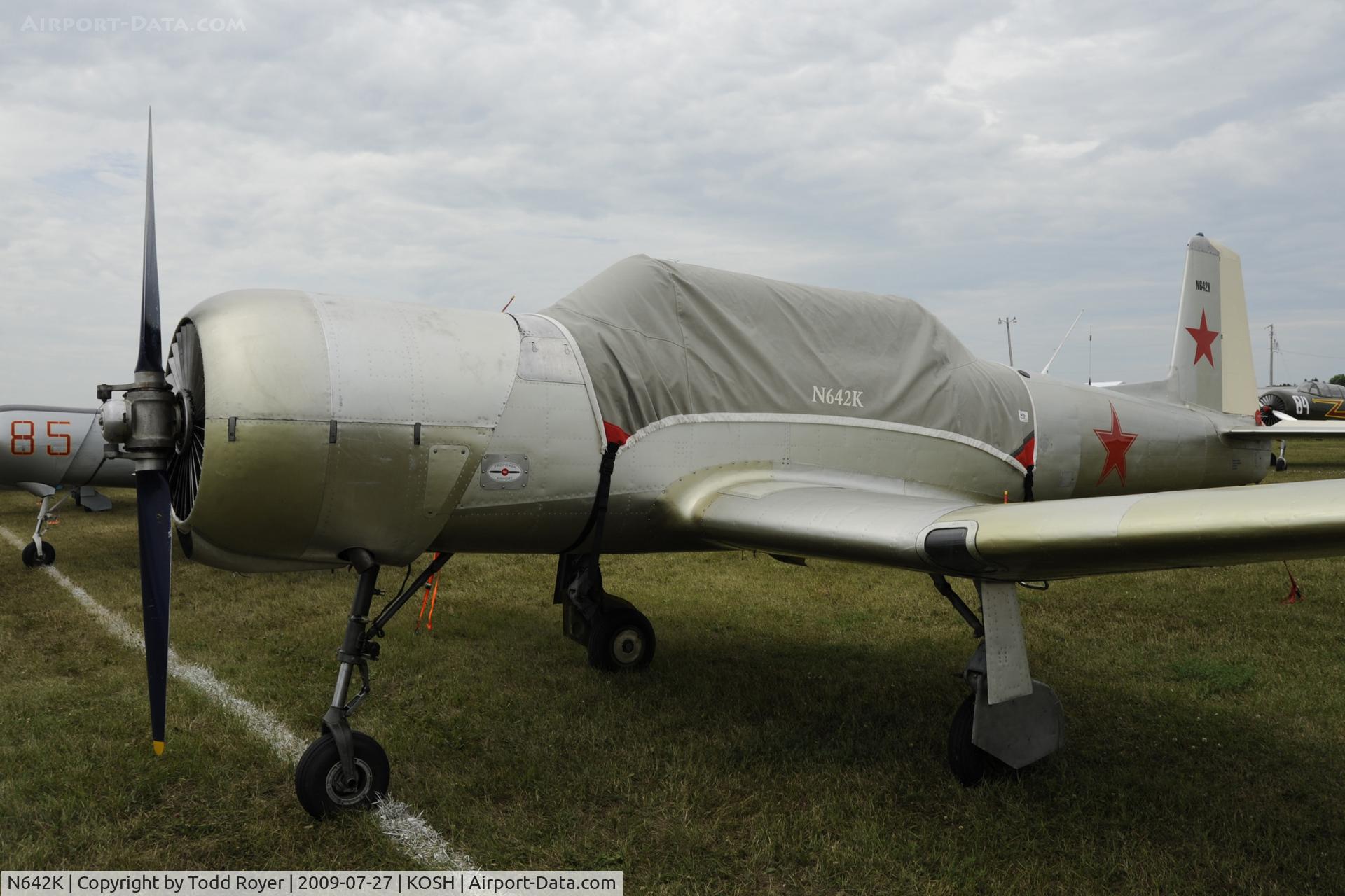 N642K, 1985 Nanchang CJ-6A C/N 4232013, 2009 Oshkosh EAA fly-in
