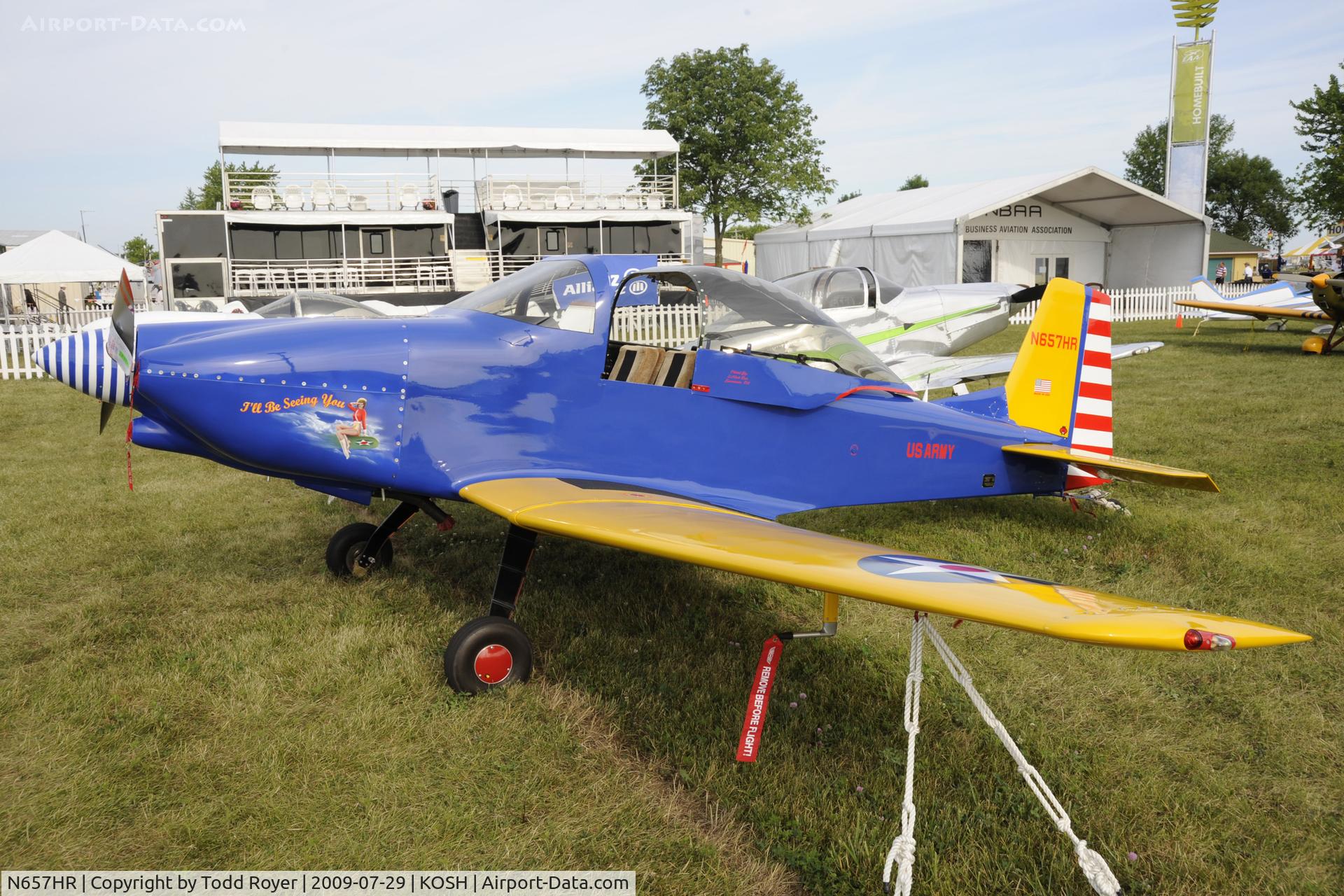 N657HR, 2008 Bushby Mustang II C/N 1728, EAA AIRVENTURE 2009