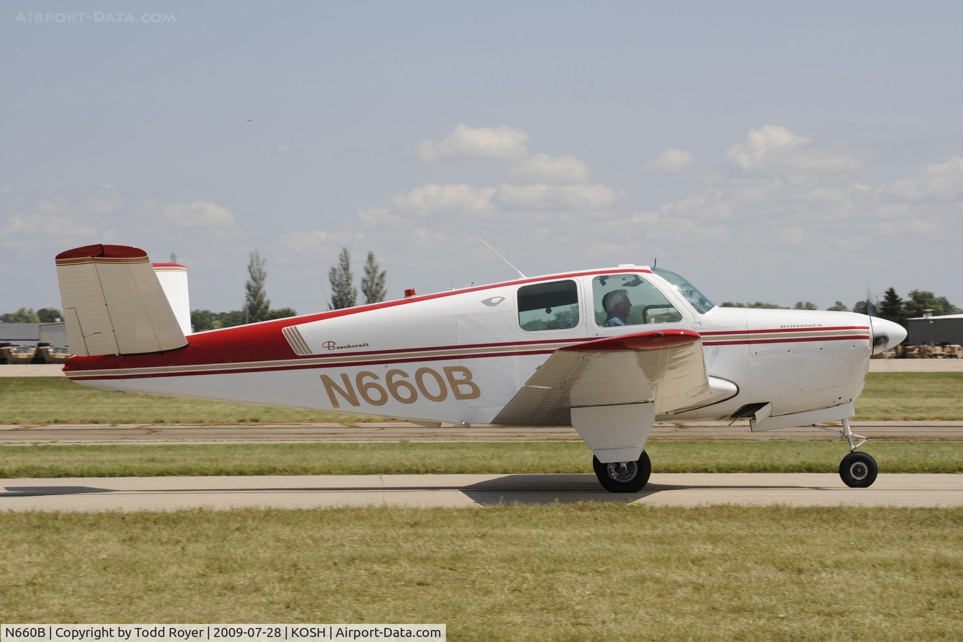 N660B, 1948 Beech A35 Bonanza C/N D-1661, EAA AIRVENTURE 2009