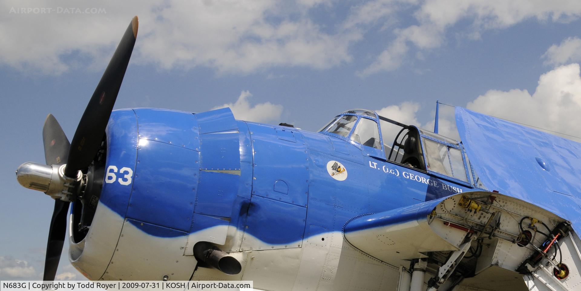 N683G, 1943 Grumman TBM-3E Avenger C/N 53768, EAA AIRVENTURE 2009