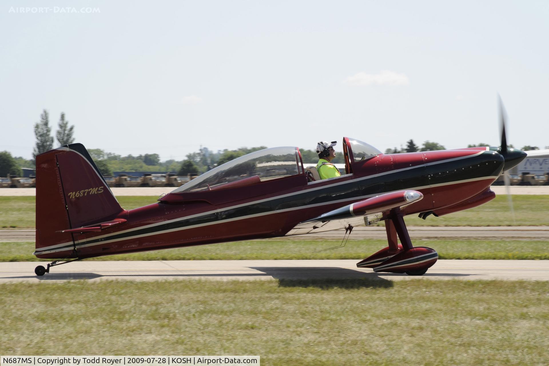 N687MS, 2005 Vans RV-8 C/N 82109, EAA AIRVENTURE 2009