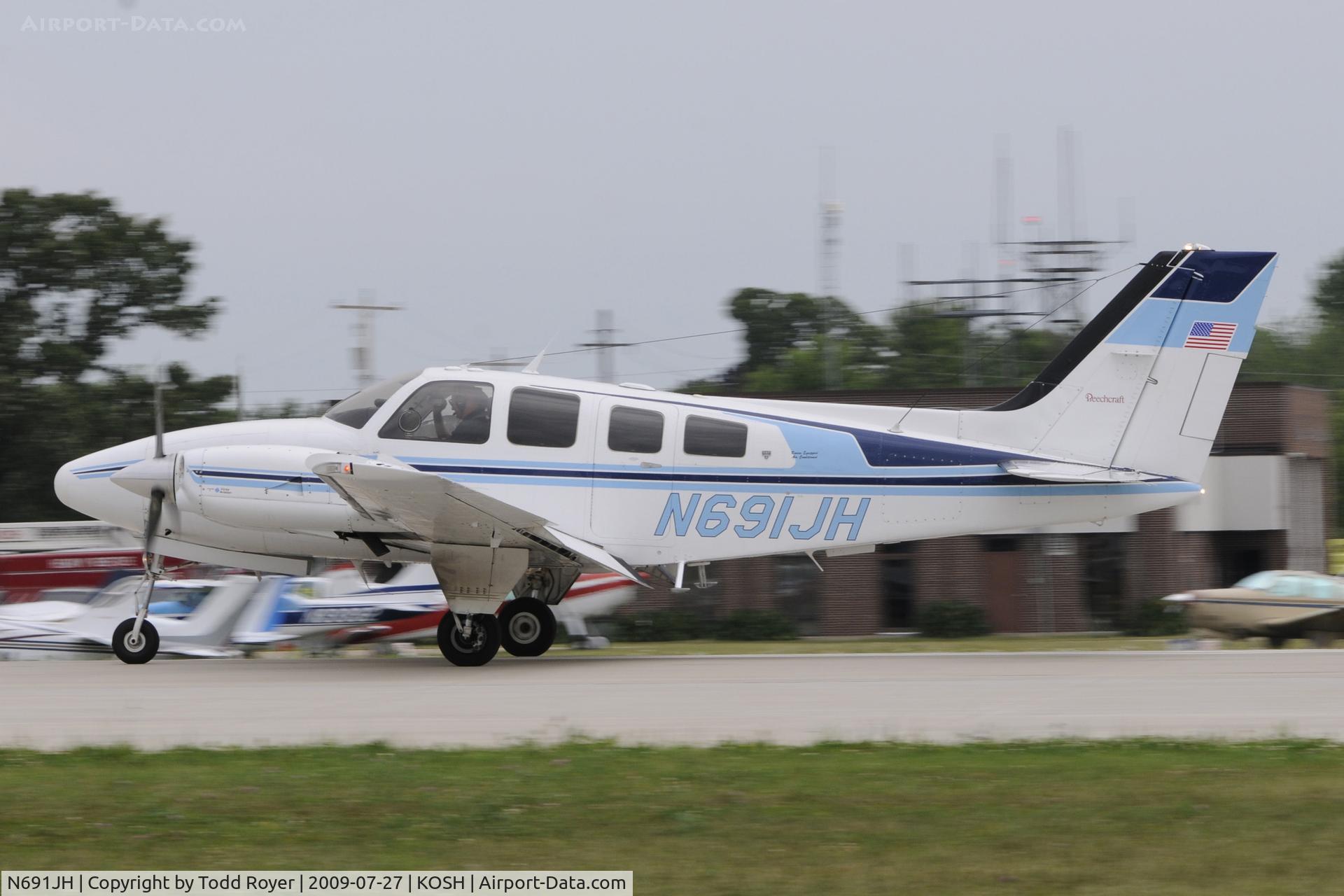 N691JH, 1985 Beech 58P Baron C/N TJ-480, EAA AIRVENTURE 2009