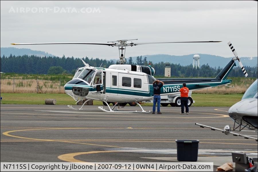 N7115S, 1969 Bell UH-1H Iroquois C/N 11868, N7115S on the ground at Northwest Helicopters