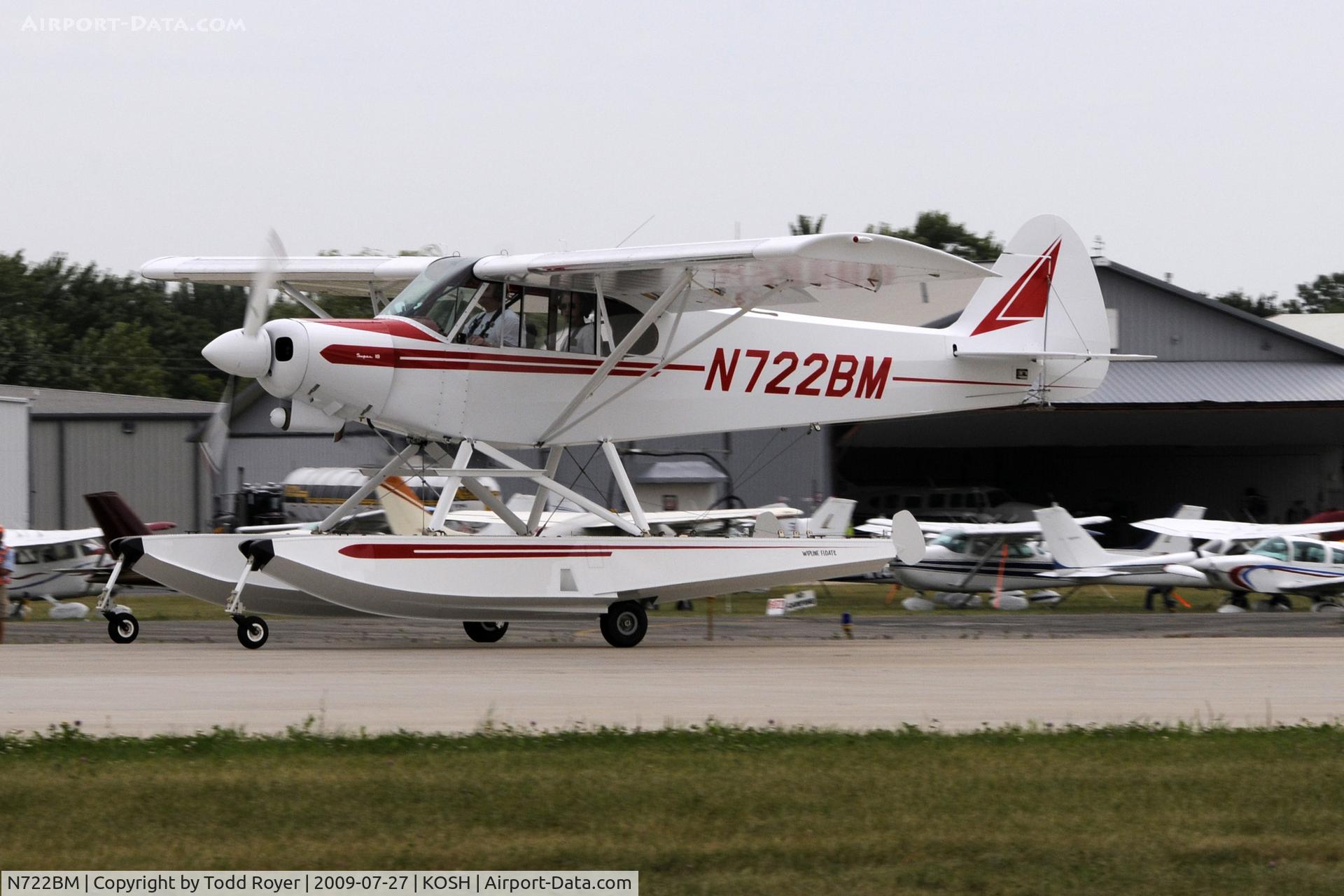 N722BM, 2009 Piper PA-18 Replica C/N 18251, EAA AIRVENTURE 2009