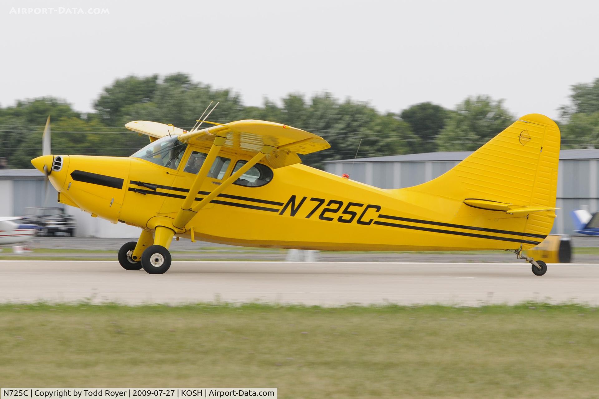 N725C, 1947 Stinson 108-3 Voyager C/N 108-3725, EAA AIRVENTURE 2009