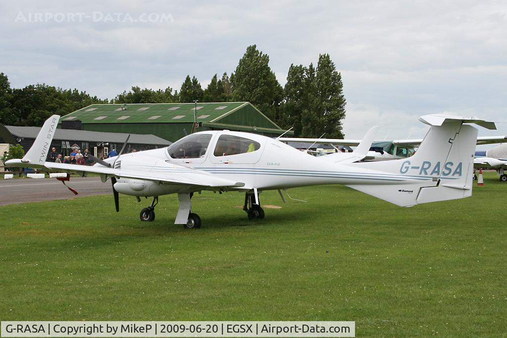 G-RASA, 2006 Diamond DA-42 Twin Star C/N 42.144, Taken during the 2009 Air Britain fly-in.