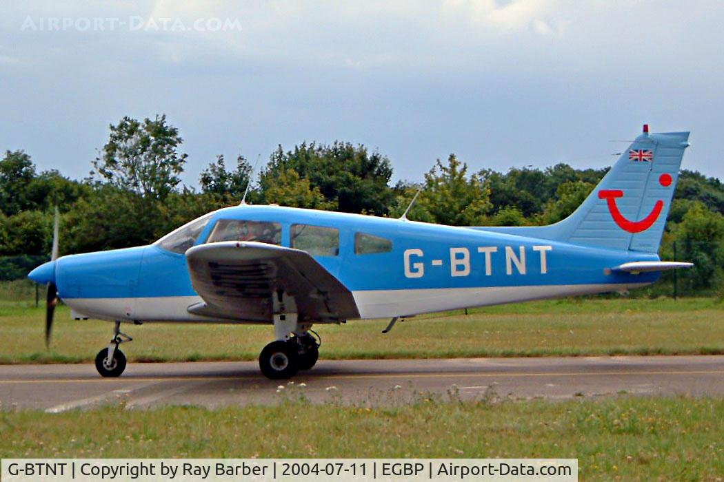 G-BTNT, 1976 Piper PA-28-151 Cherokee Warrior C/N 28-7615401, Piper PA-28-151 Cherokee Warrior [28-7615401] Kemble~G 11/07/2004. Seen at the PFA Fly in 2004 Kemble UK taxiing out for departure.