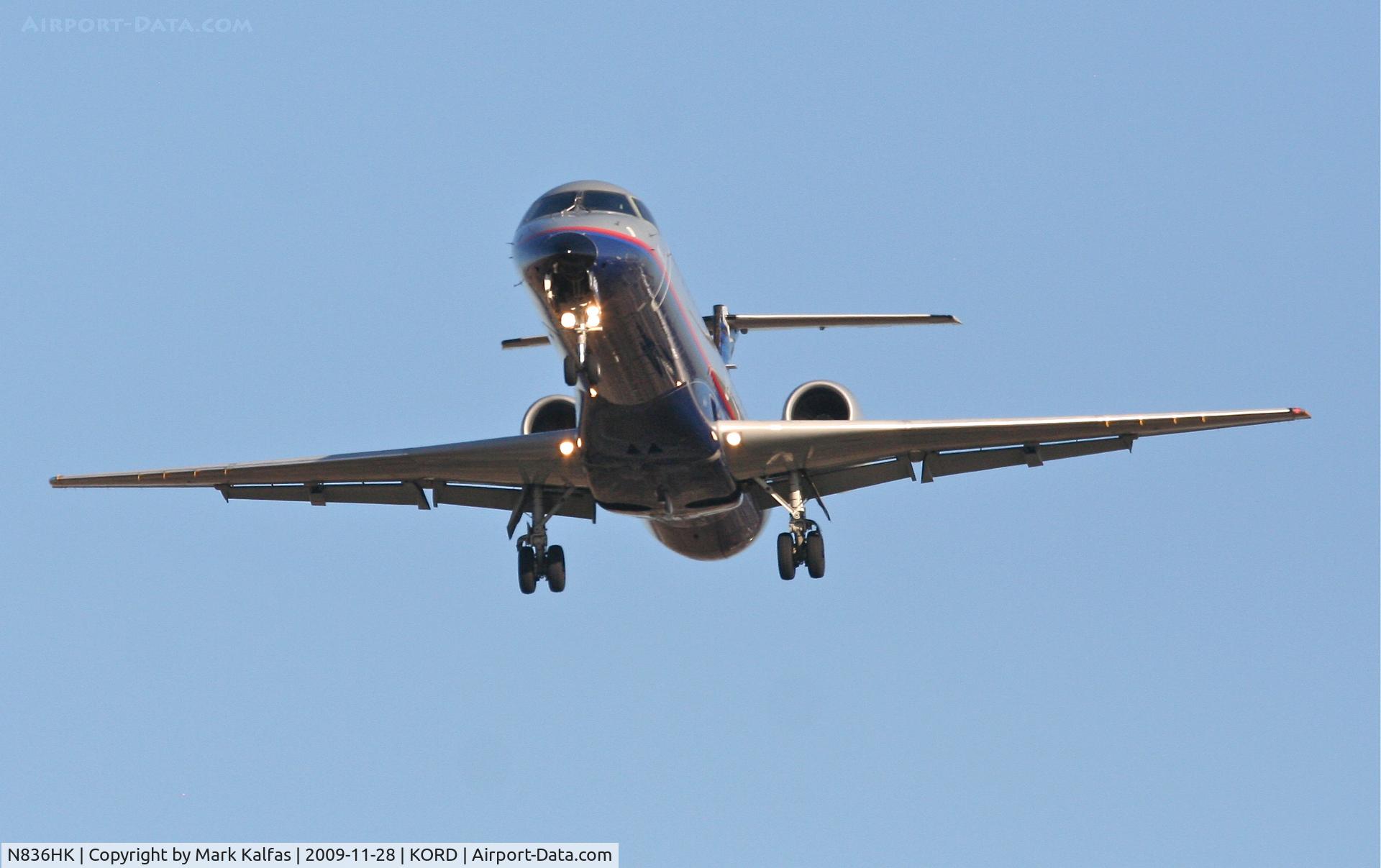 N836HK, 2003 Embraer ERJ-145LR (EMB-145LR) C/N 145695, Trans States Airlines EMB-145LR, LOF7995 27L from KGSO.