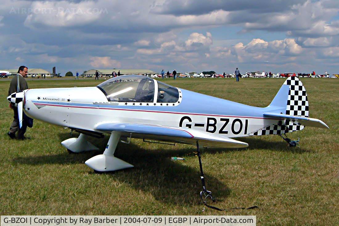G-BZOI, 2000 Nicollier HN-700 Menestrel II C/N PFA 217-12604, Nicollier HN.700 Menestrel II [PFA 217-12604] Kemble~G 09/07/2004. Seen at the PFA Fly in 2004 Kemble UK.
