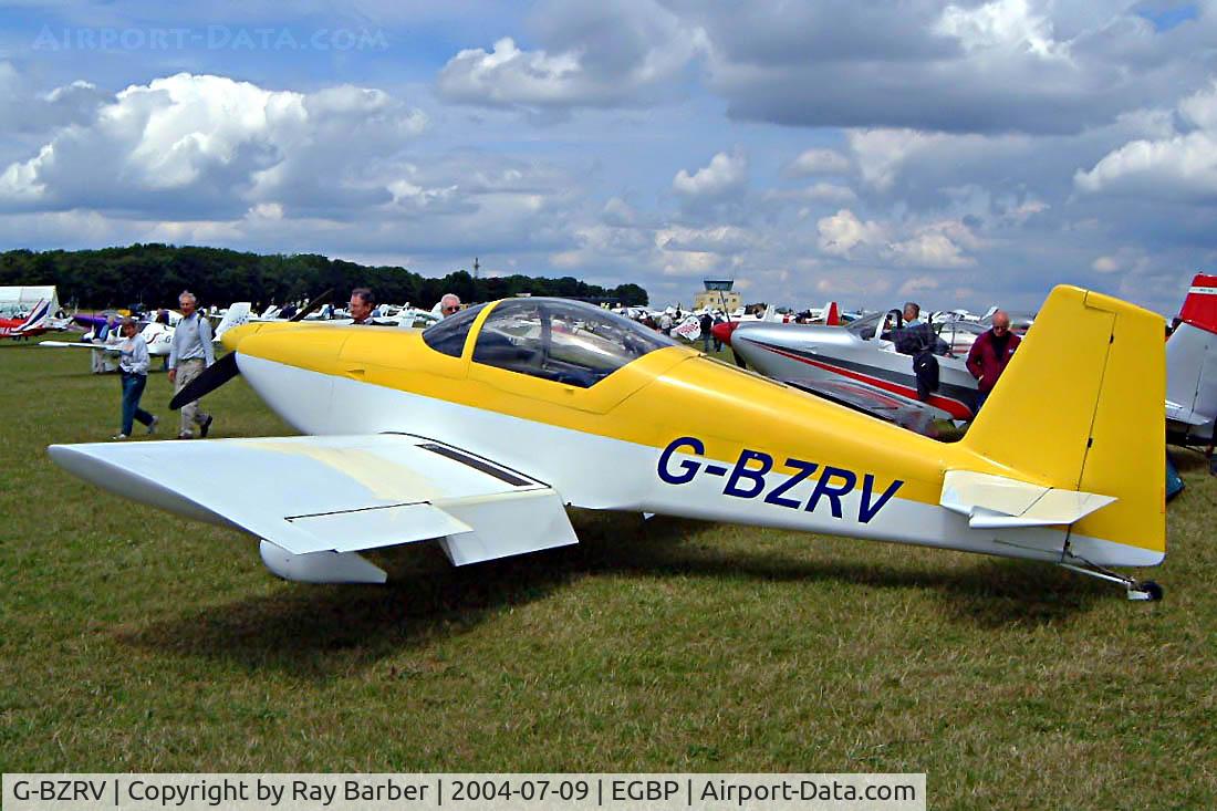 G-BZRV, 2002 Vans RV-6 C/N PFA 181A-13573, Van's RV-6 [PFA 181A-13573] Kemble~G 09/07/2004. Seen at the PFA Fly in 2004 Kemble UK.