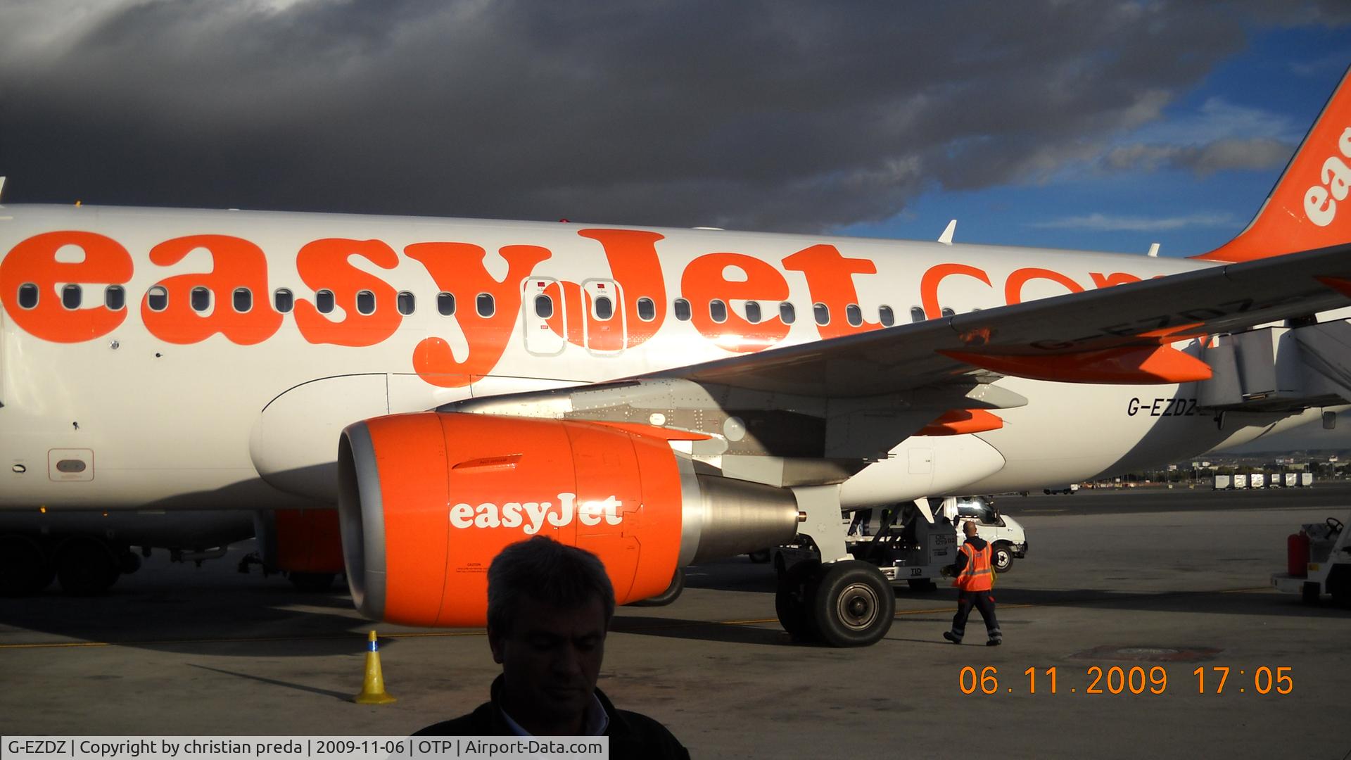 G-EZDZ, 2009 Airbus A319-111 C/N 3774, Madrid arrival