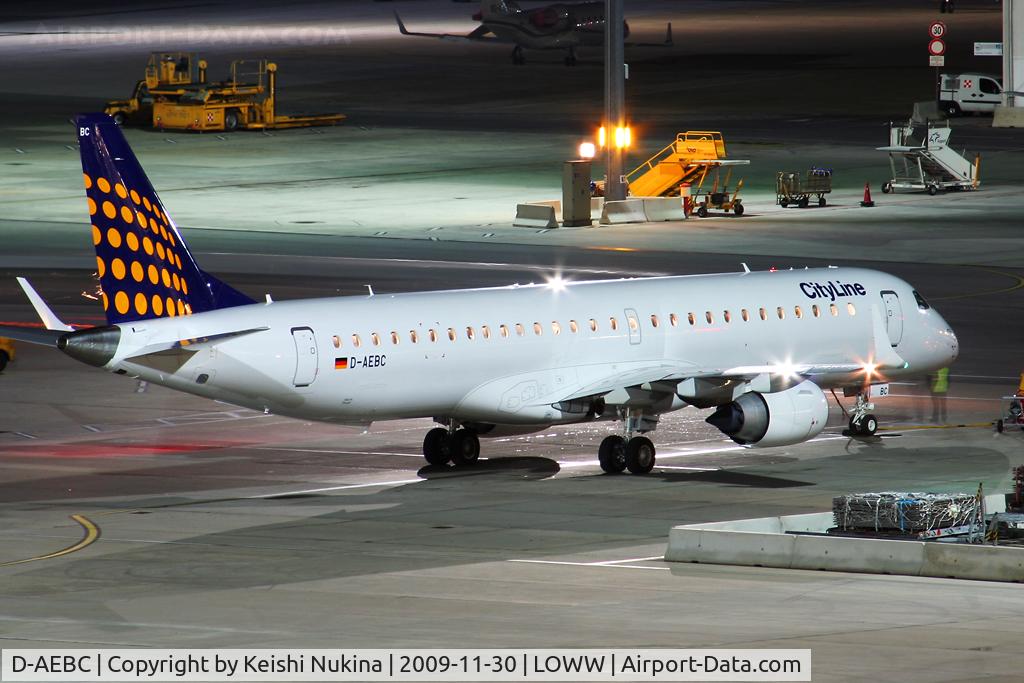 D-AEBC, 2009 Embraer 195LR (ERJ-190-200LR) C/N 19000320, 
