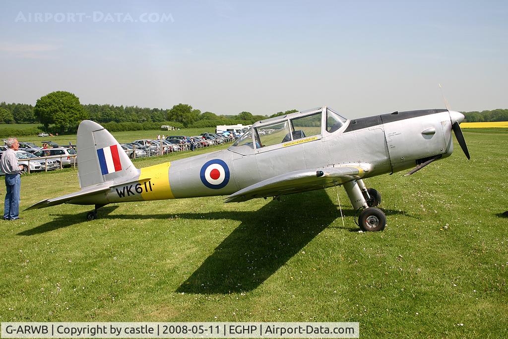 G-ARWB, 1952 De Havilland DHC-1 Chipmunk 22A C/N C1/0621, seen @ Popham