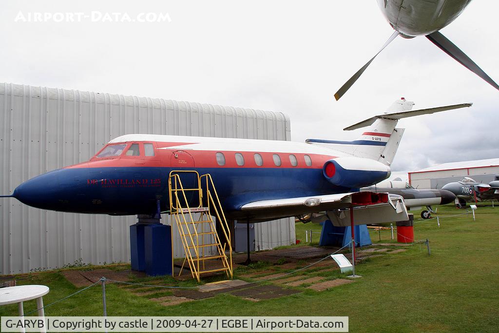 G-ARYB, 1963 De Havilland DH-125 Series 1/521 C/N 25002, seen @ Coventry