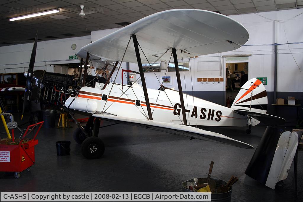 G-ASHS, 1946 Stampe-Vertongen SV-4C(G) C/N 265, seen @ Barton