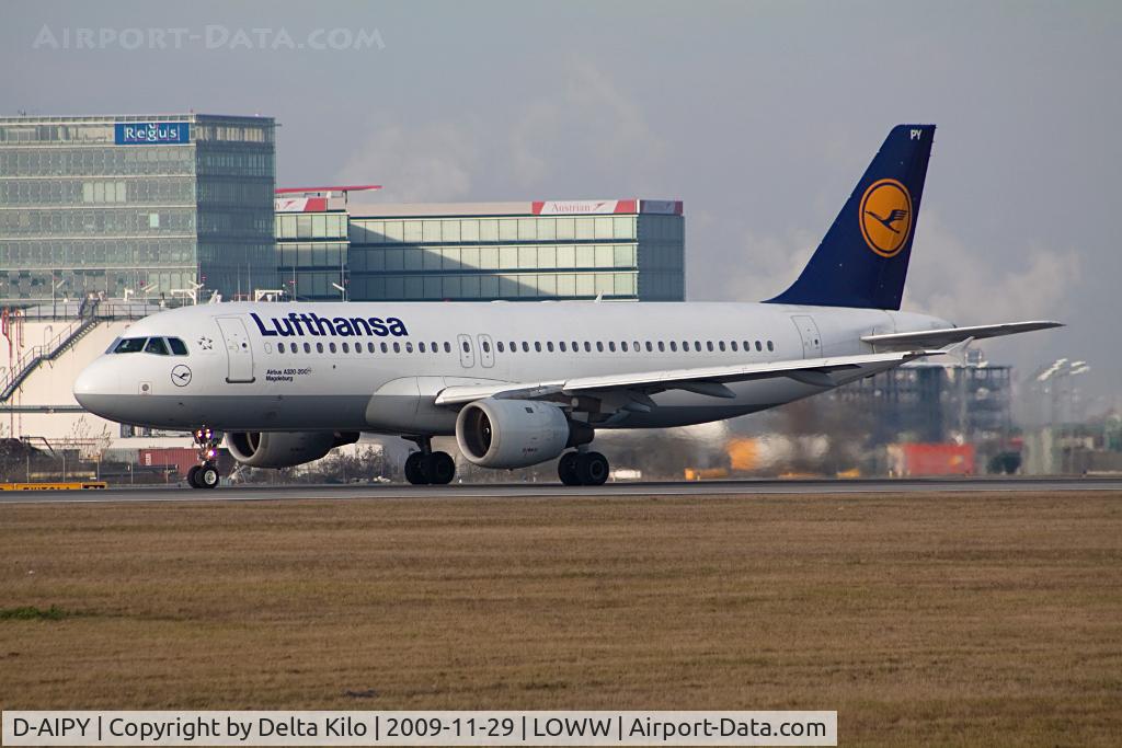 D-AIPY, 1991 Airbus A320-211 C/N 161, Lufthansa