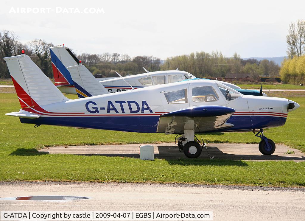G-ATDA, 1961 Piper PA-28-160 Cherokee Cherokee C/N 28-206, seen @ Shobdon