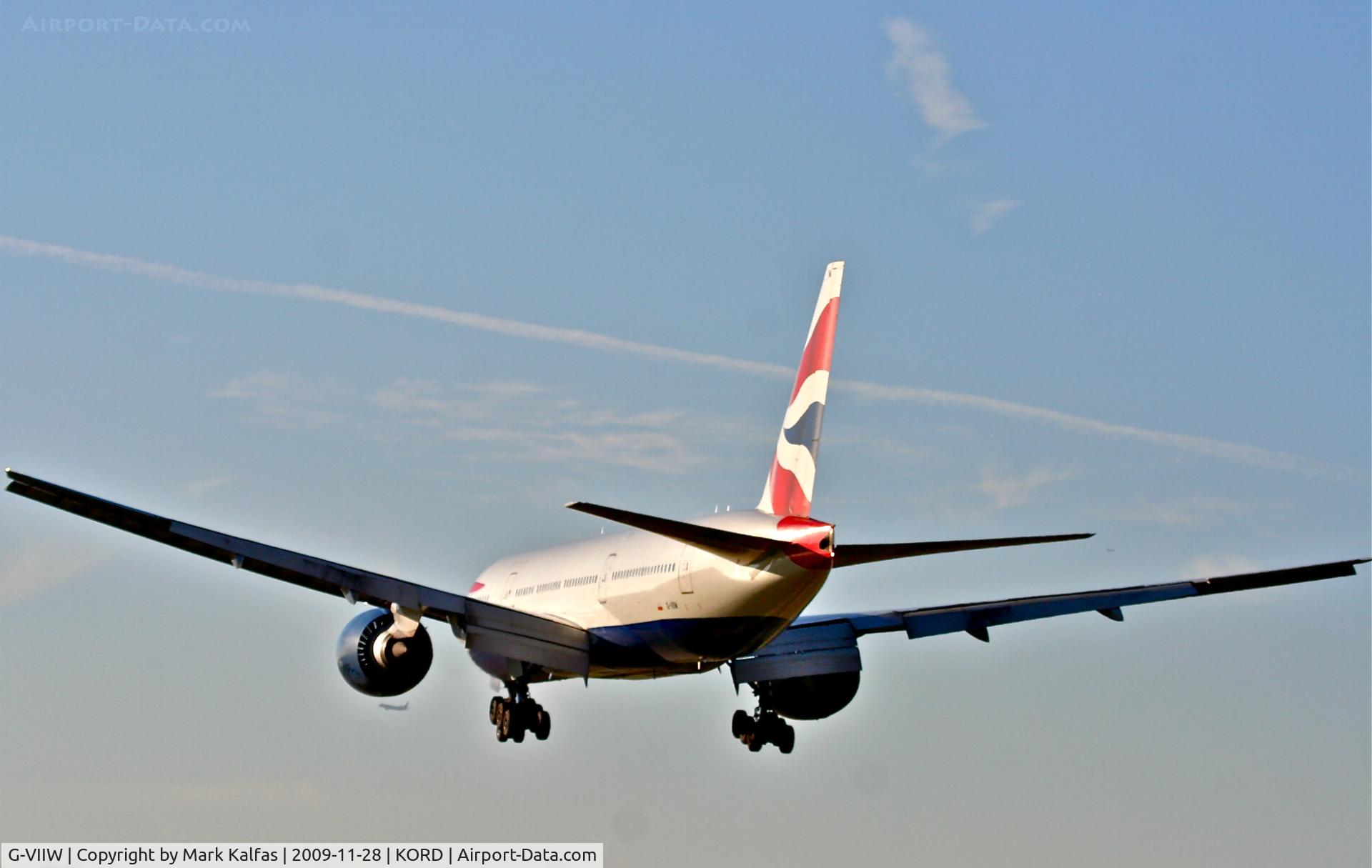 G-VIIW, 1999 Boeing 777-236 C/N 29965, British Airways Boeing 777-236,BAW295 on final 27L, arriving from EGLL.