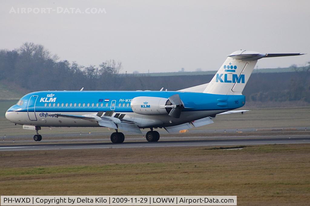 PH-WXD, 1995 Fokker 70 (F-28-0070) C/N 11563, KLM