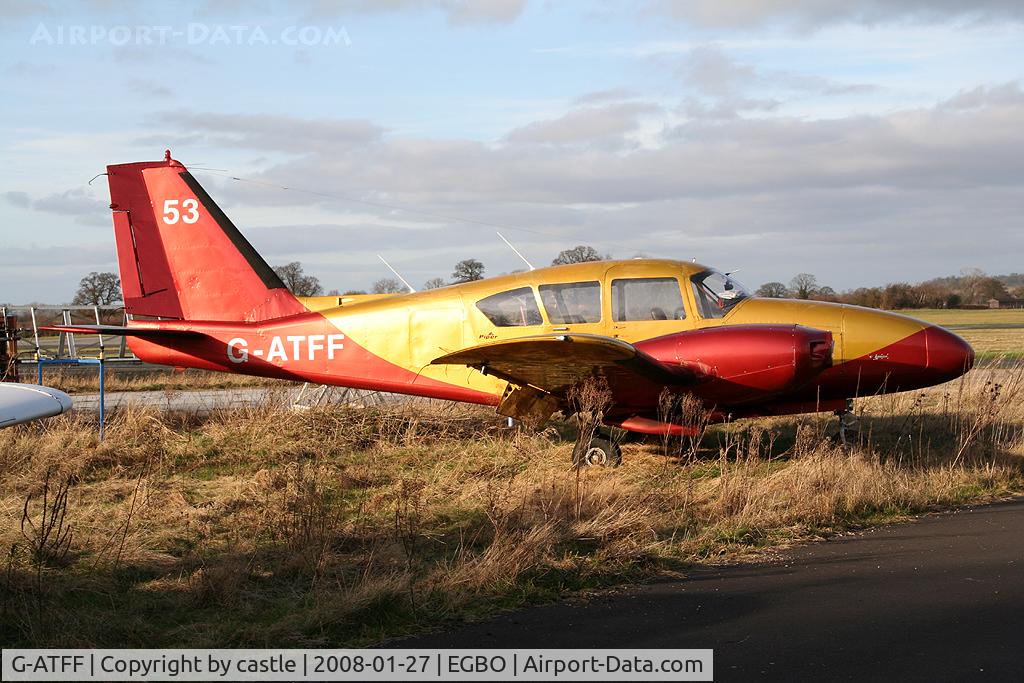 G-ATFF, 1965 Piper PA-23-250 Aztec E C/N 27-2898, seen @ Wloverhampton