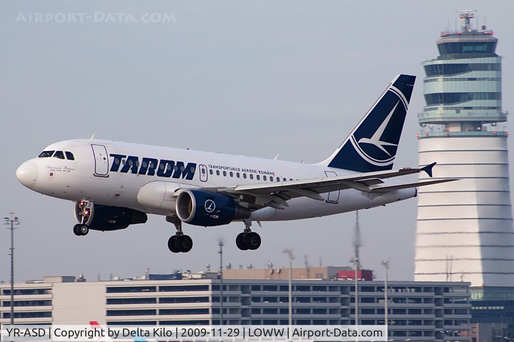 YR-ASD, 2007 Airbus A318-111 C/N 3225, TAROM